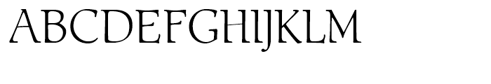 Ablati Oldstyle Regular Font UPPERCASE