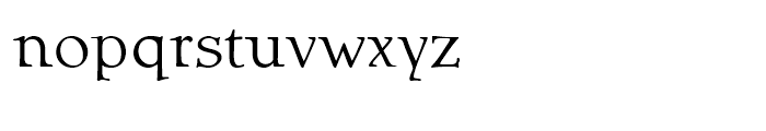 Ablati Oldstyle Regular Font LOWERCASE