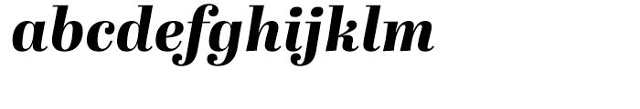 Abril Display ExtraBold Italic Font LOWERCASE