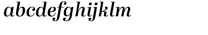 Abril Display SemiBold Italic Font LOWERCASE