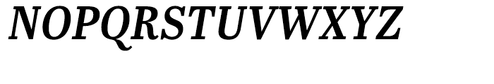 Abril Titling Narrow Semibold Italic Font UPPERCASE