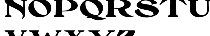 Absinette Expanded Regular Font UPPERCASE