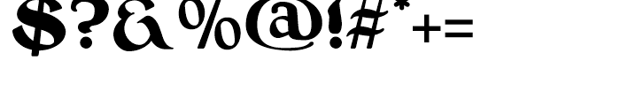 Absinette Regular Font OTHER CHARS