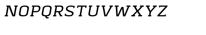 Abula SemiLight Italic Font UPPERCASE