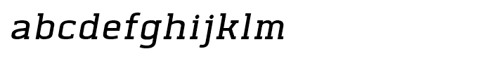 Abula SemiLight Italic Font LOWERCASE
