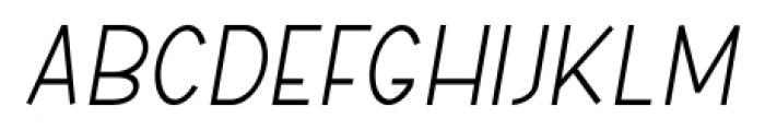 ABTS Aviator Light Italic Font LOWERCASE