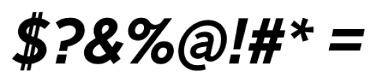 Abandon Medium Italic Font OTHER CHARS