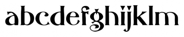 Abbot Old Style Regular Font LOWERCASE