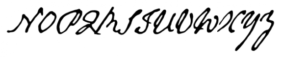Abigail Adams Regular Font UPPERCASE