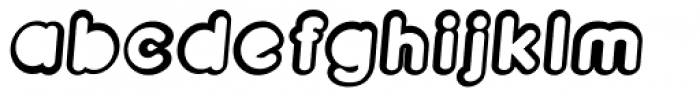 ABC Italic Font LOWERCASE