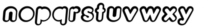 ABC Italic Font LOWERCASE