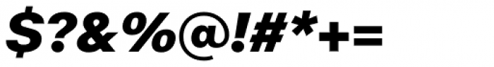 ABC Normal Black Oblique Font OTHER CHARS