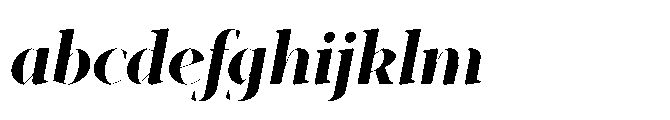 Abadal Bold Fine Italic FONT