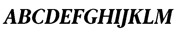Abadal Bold Fine Round Italic Font UPPERCASE
