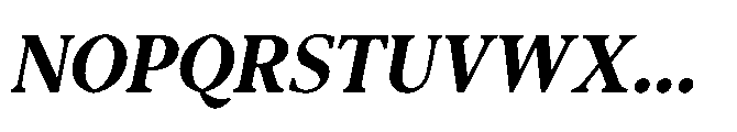Abadal Bold Fine Round Italic Font UPPERCASE