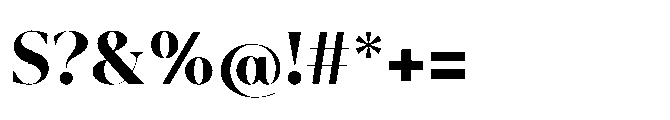 Abadal Bold Fine Round Font OTHER CHARS