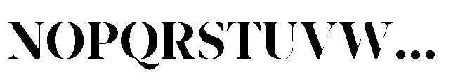 Abadal Bold Fine Round Font UPPERCASE
