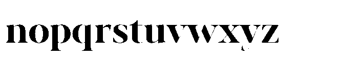 Abadal Bold Fine Round Font LOWERCASE