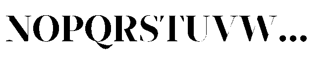 Abadal Bold Fine Font UPPERCASE