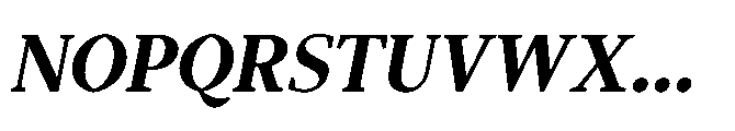 Abadal Bold Italic Font UPPERCASE