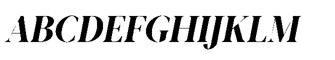 Abadal Bold Round Italic Font UPPERCASE