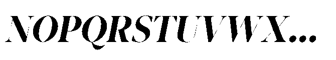 Abadal Bold Round Italic Font UPPERCASE