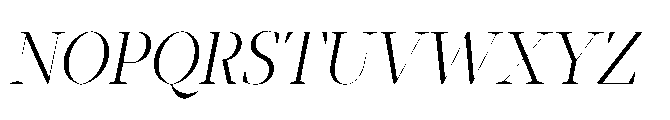 Abadal Book Fine Italic Font UPPERCASE