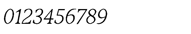 Abadal Book Fine Round Italic Font OTHER CHARS