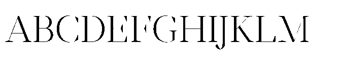 Abadal Book Fine Font UPPERCASE