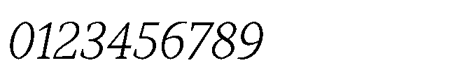 Abadal Book Italic Font OTHER CHARS