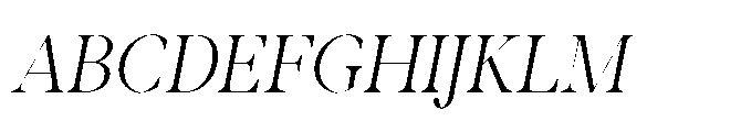 Abadal Book Round Italic Font UPPERCASE