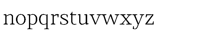 Abadal Book Font LOWERCASE