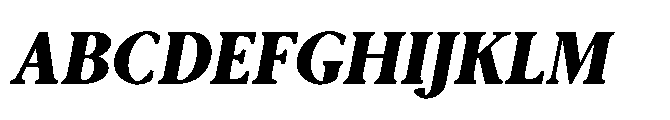Abadal Heavy Fine Round Italic Font UPPERCASE