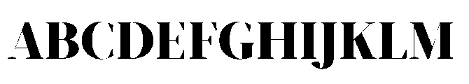 Abadal Heavy Fine Font UPPERCASE