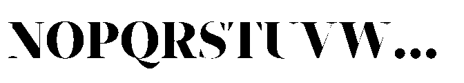 Abadal Heavy Fine Font UPPERCASE