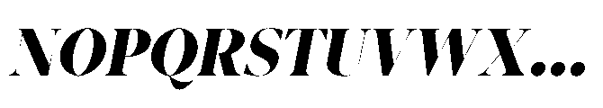 Abadal Heavy Round Italic Font UPPERCASE