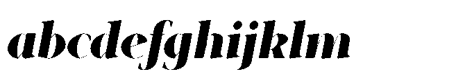 Abadal Heavy Round Italic FONT
