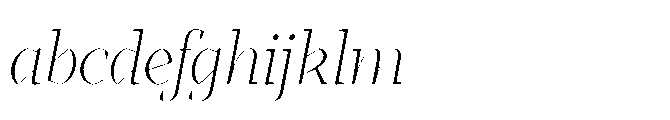 Abadal Light Fine Italic FONT
