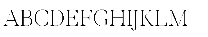 Abadal Light Fine Round Font UPPERCASE