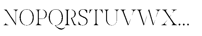 Abadal Light Fine Round Font UPPERCASE