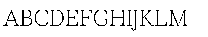 Abadal Light Round Font UPPERCASE