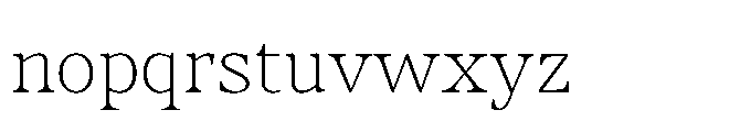 Abadal Light Round Font LOWERCASE
