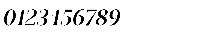 Abadal Medium Fine Italic Font OTHER CHARS