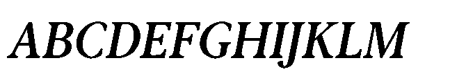 Abadal Medium Fine Round Italic Font UPPERCASE