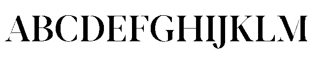 Abadal Medium Fine Round Font UPPERCASE