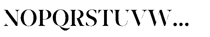 Abadal Medium Fine Round Font UPPERCASE