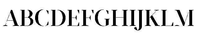 Abadal Medium Fine Font UPPERCASE