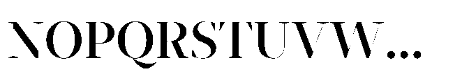 Abadal Medium Fine Font UPPERCASE