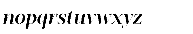 Abadal Medium Round Italic Font LOWERCASE