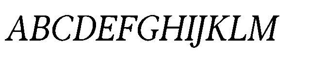 Abadal Regular Fine Round Italic Font UPPERCASE
